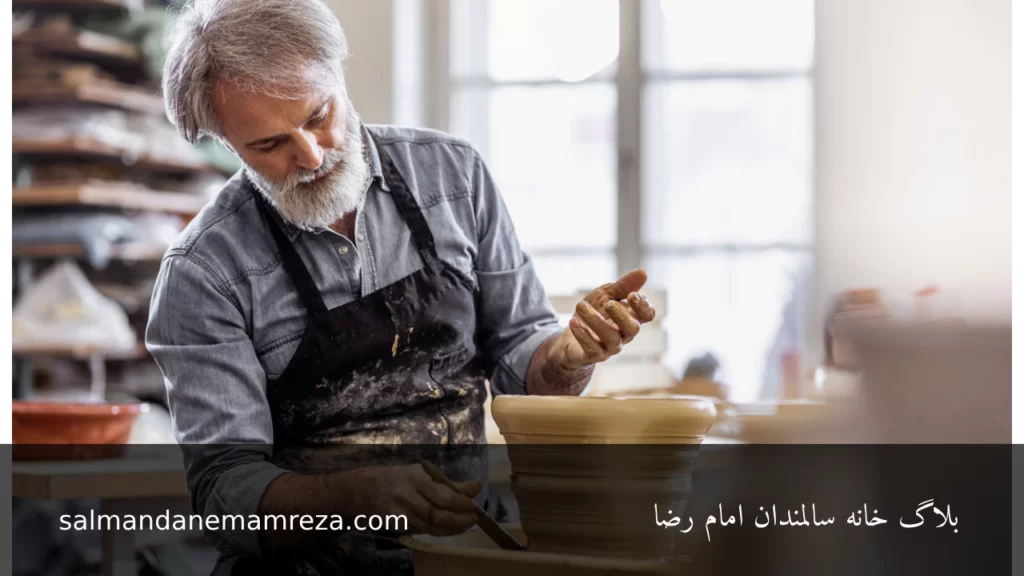 هنر بهترین دارو برای سالمندان - خانه سالمندان امام رضا مشهد