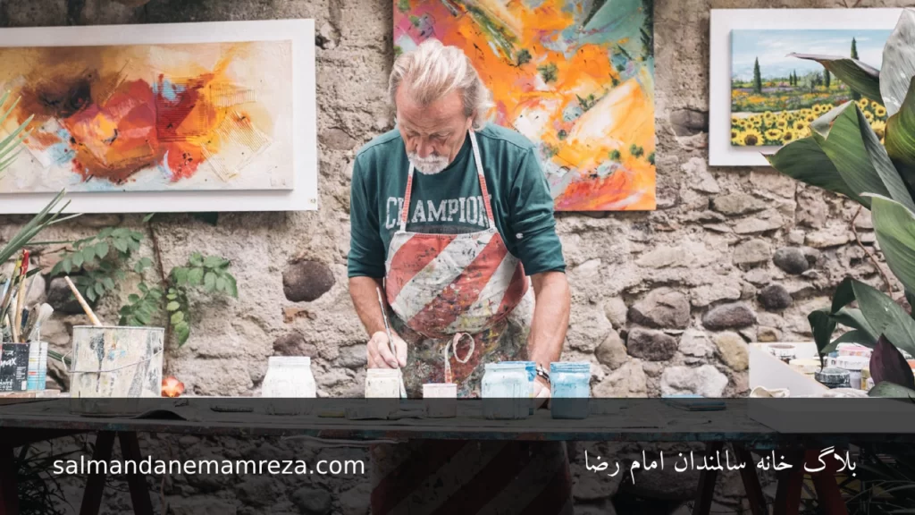 هنر بهترین دارو برای سالمندان - خانه سالمندان امام رضا مشهد